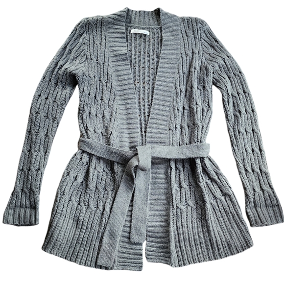 Y2K Old Navy Open Front Cardigan with Tie Closure - Picture 2 of 8